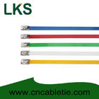 Colour Coated Ball-lock stainless steel cable tie