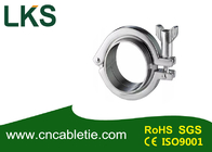 Stainless Steel Worm Drive Hose Clamp With Thumb Screw