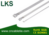 welded uncoated stainless steel cable tie